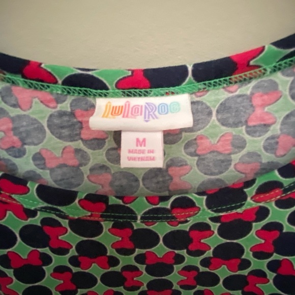 Disney LulaRoe Carley Minnie Mouse High Low Hem Dress - Picture 2 of 7